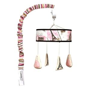 Trend Lab Waverly Baby Tres Chic, Paris Musical Crib Mobile Nursery Eiffel Tower